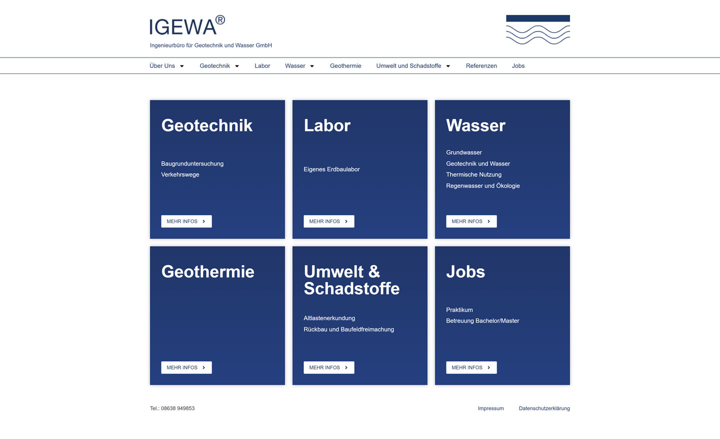Screenshot von IGEWA