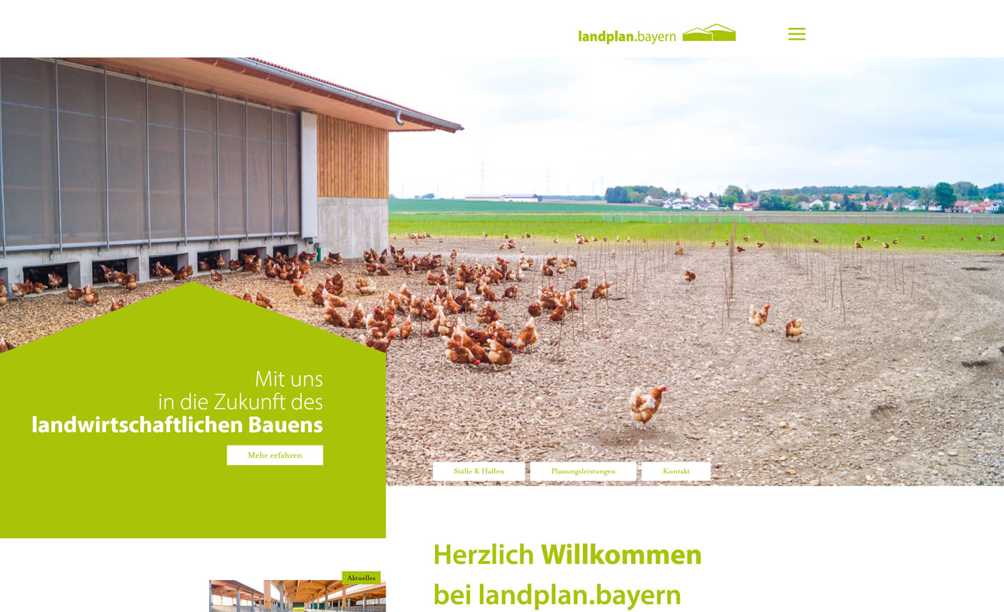 Screenshot von Landplan Bayern